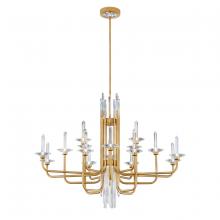 Schonbek 1870 S5716-18O - Calliope 16 Light 120-277V Chandelier in Black with Optic Crystal